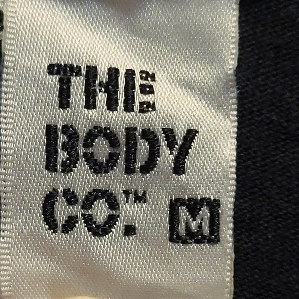 Vintage The Body Co. Black Graphic Cutoff T-Shirt - Size M - Picture 4 of 6